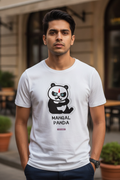 Mangal Panda Graphic T-Shirt White Color