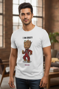 Marvel's Groot - Happy Groot superhero fan tee