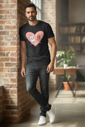 Milk And Cookie Graphic Printed Black Tshirt