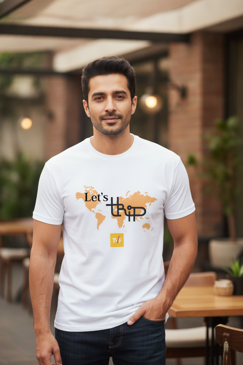 Official TVF Merchandise - Tripling 2 White TShirt