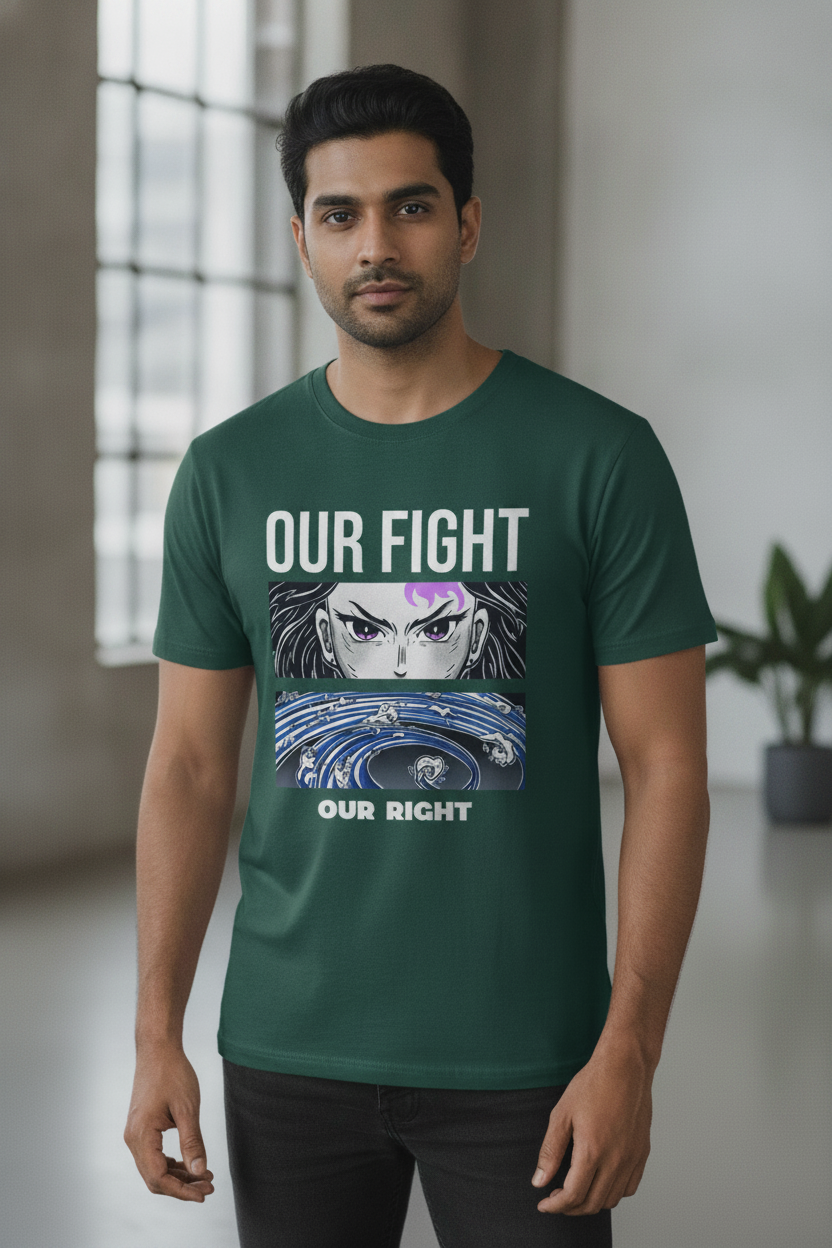 Our Fight Green Tee