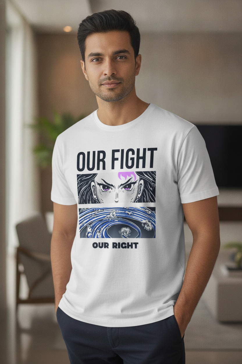 Our Fight White Tee