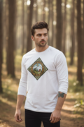 Outdoor Expedition Lost In Woods - White Full Sleeve T-Shirt Cotton