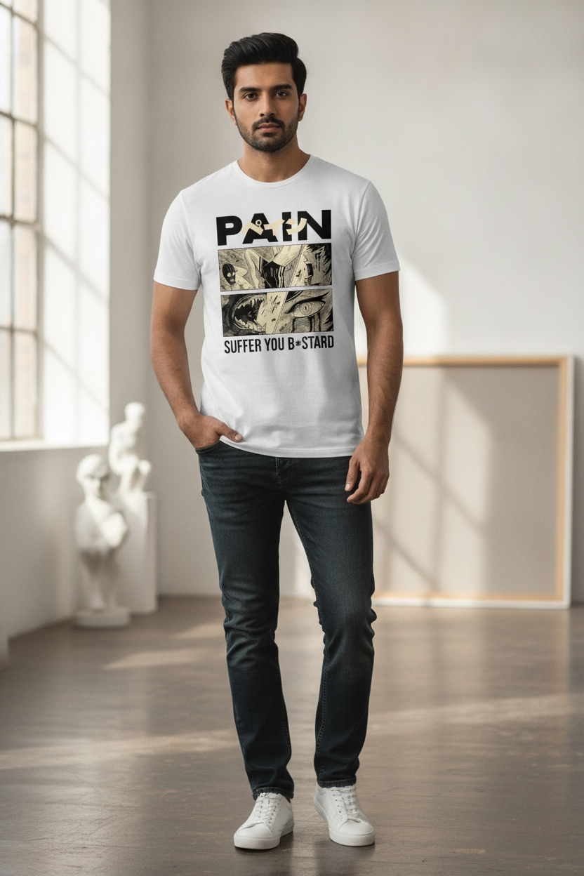 Pain White Tee