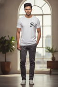 Panther Claw Graphic Printed White Tshirt