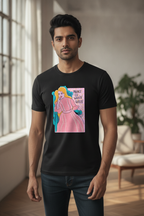Queen Graphic Printed Black Tshirt