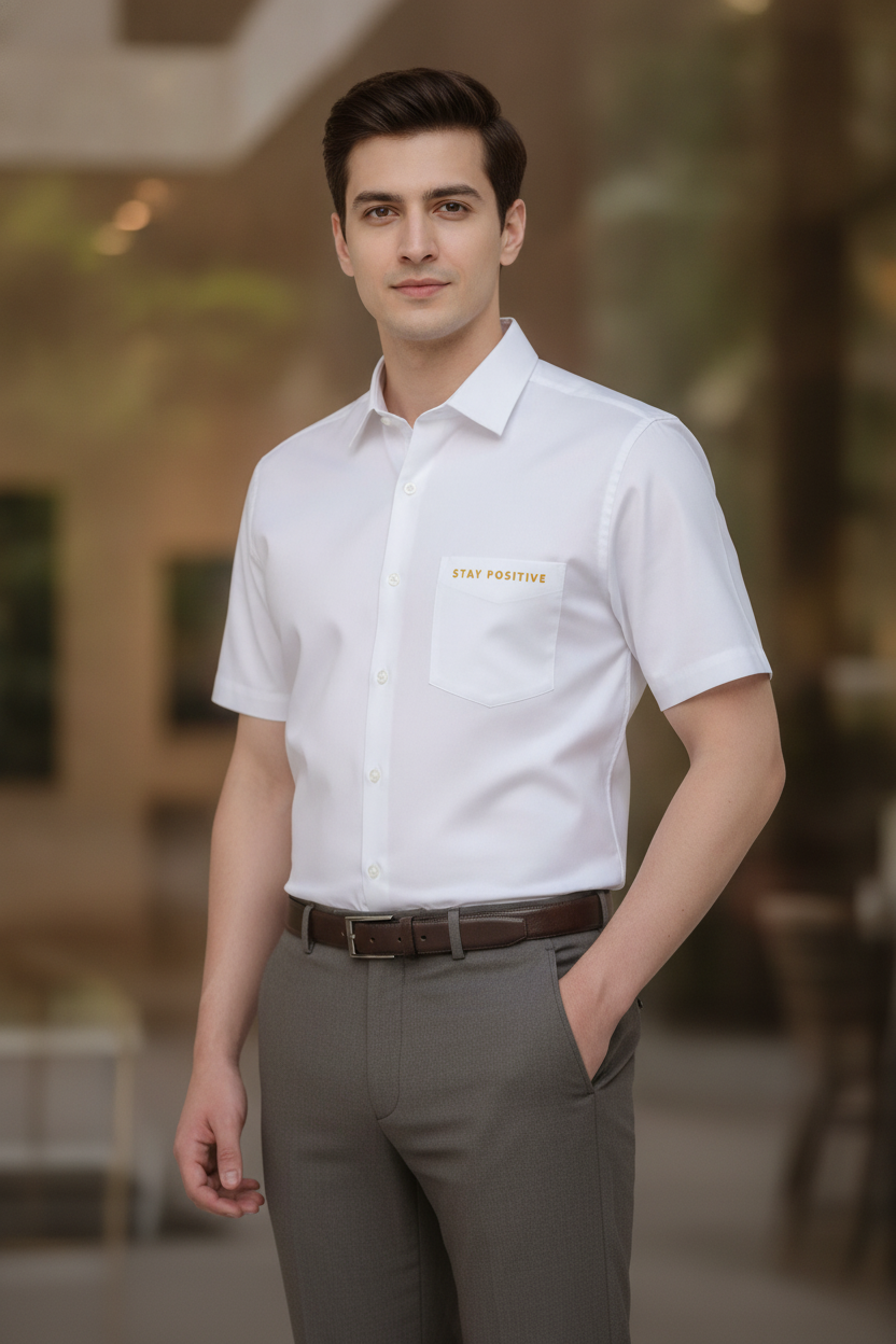 Rohan White half sleeve shirt