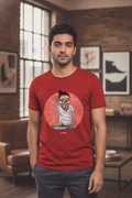 Salt Bae Nusret Skull Swag - Graphic quirky Red TShirt