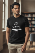 Save Govt. Schools Movement Tee - Styched in India Graphic T-Shirt Black Color