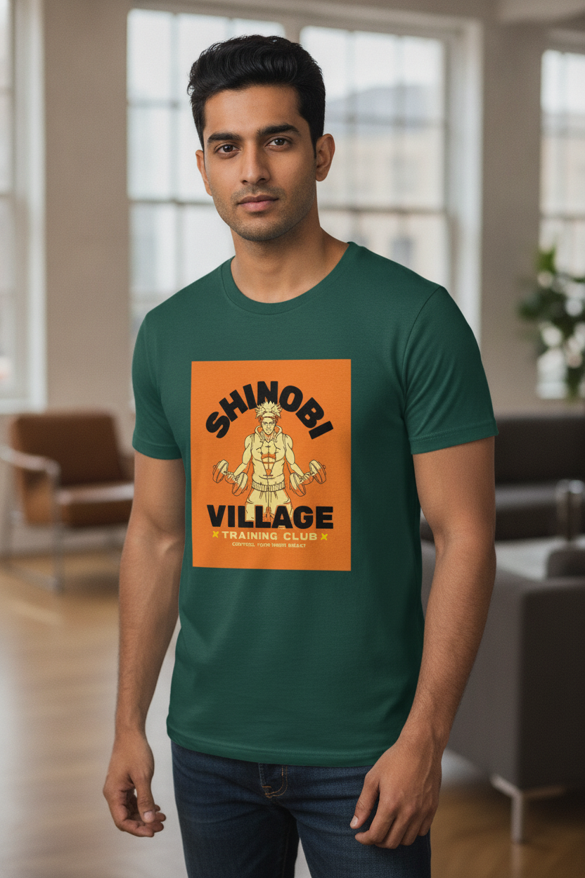 Shinobi Village Green Tee