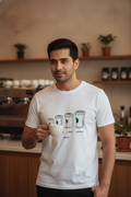 Small to Monday Coffee - Graphic T-Shirt White Color