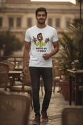 Sulle Ma - Styched in India Graphic T-Shirt White Color