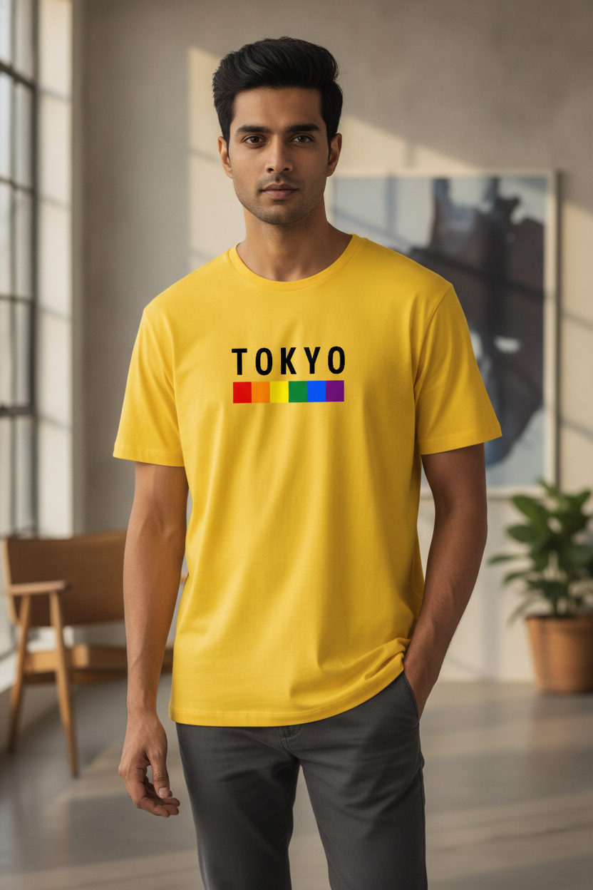 Tokyo Graphic Printed Yellow Tshirt