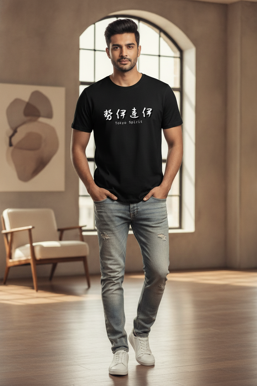 Tokyo Spirit Black Tee