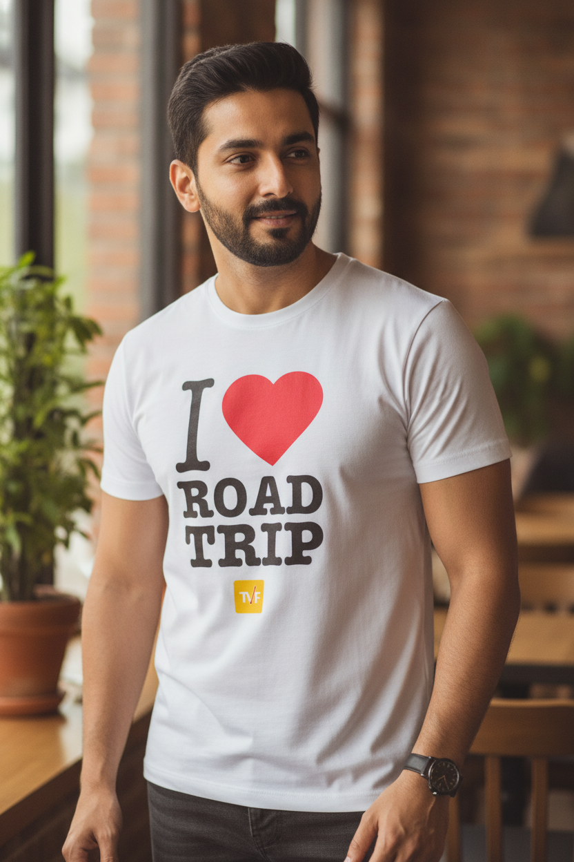 TVF The Viral Fever Tripling 2 Official Tshirts White