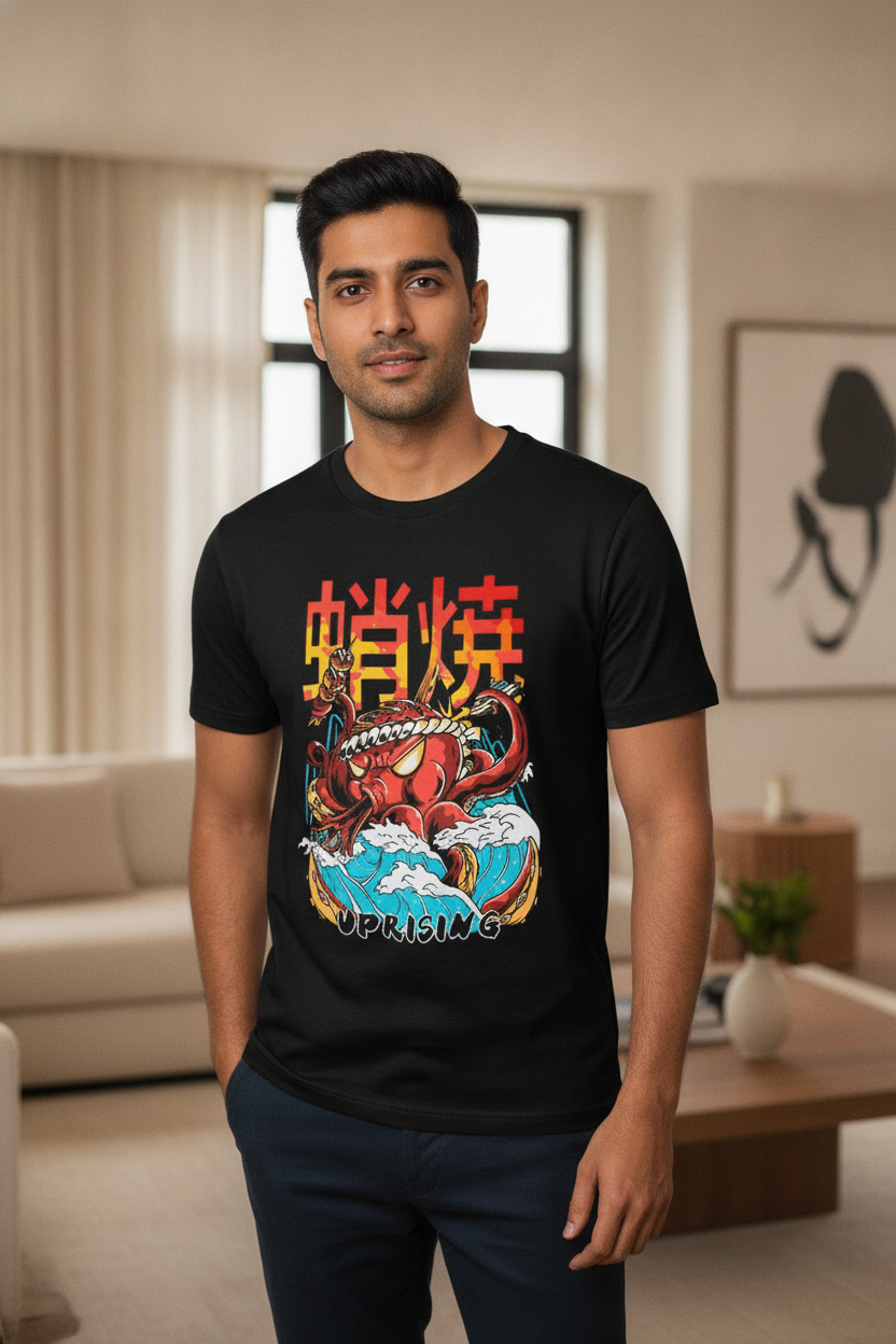 Uprising Black Tee