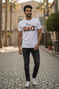 Venice Graphic Printed White Tshirt