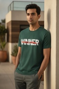 Winner Finish - The stuff of champions! Green round neck Tshirt