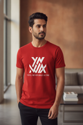 You'll never walk alone YNWA - Liverpool Fan Block Printed Red T-Shirt