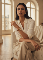 The Rose Leather Watch - Blush Rose