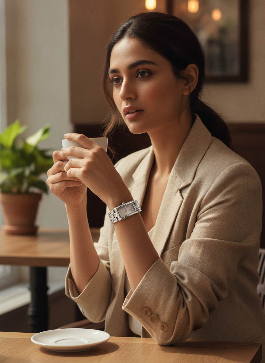 The Golden Heritage Watch - Platium Silver