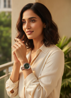 The Emerald Essence Watch - Silver
