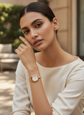 The Ivory Luxe Watch - Gold