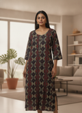 Multi-Color Ethnic Printed Kurti for Women