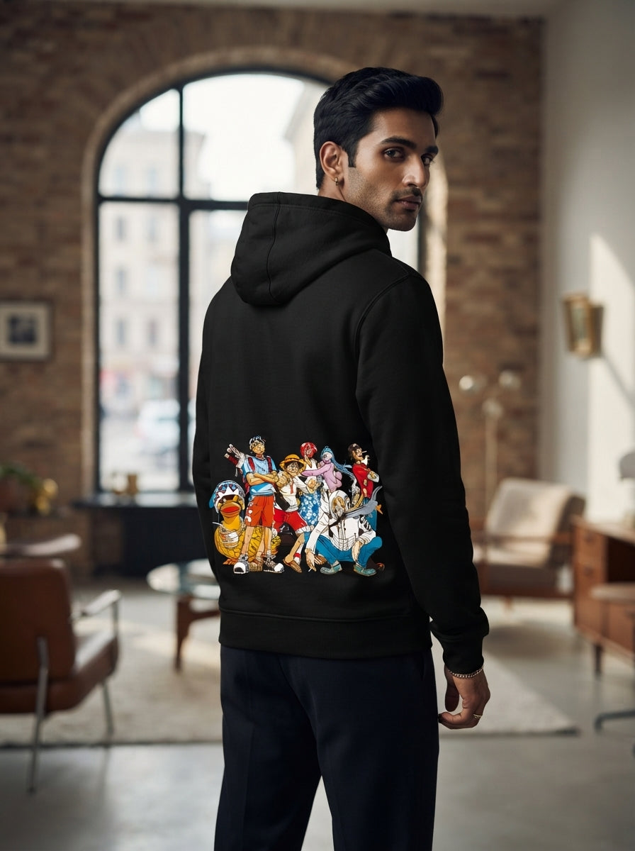 Anime World Black Hoodie