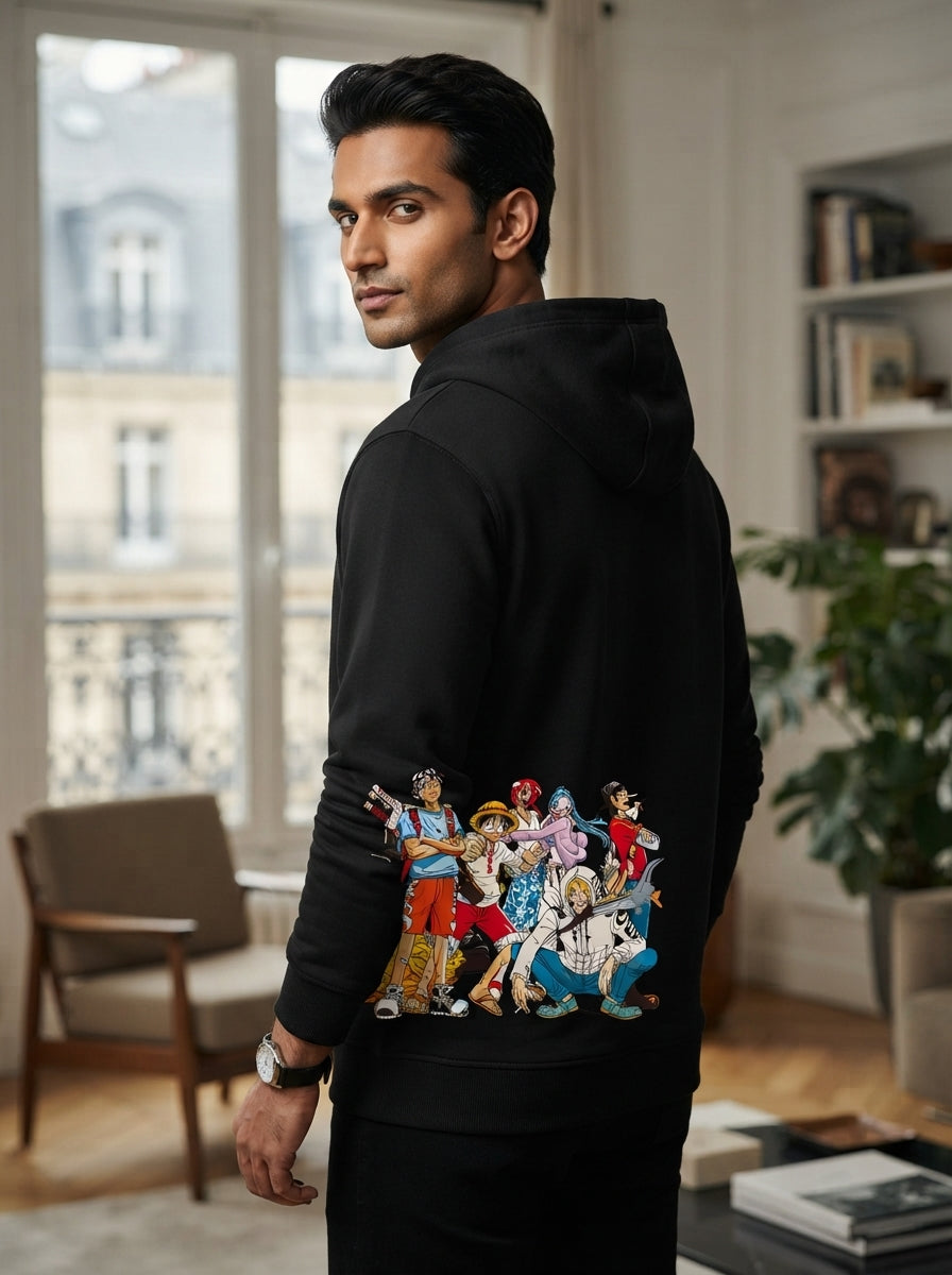 Anime Black Hoodie