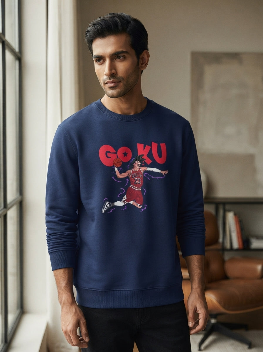 Anime Navy Sweatshirt