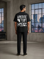 Apetite Black Oversized Tee