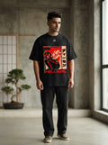 Hell Girl Black Oversized Tee
