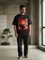 Hell Girl Black Oversized Tee