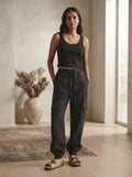 Black Comfort Fit Savannah Cargo Pants