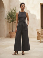 Black Tranquil Flared Pants
