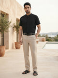 Black V Neck Placibo Holiday Shirt