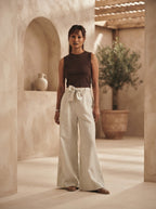 Oatmeal Tranquil Flared Pants