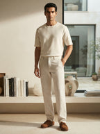 Oatmeal Tailored Cedar Pants