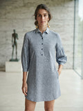 Blue Horizon Sleeve Dress