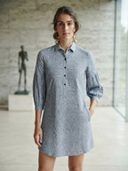 Blue Horizon Sleeve Dress