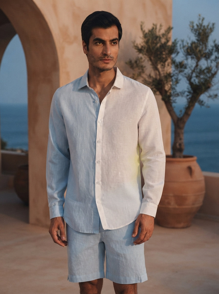 Multicolor Pastel Full Sleeve Gust Shirt
