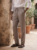 Khaki Relaxed Fit Siesta Pants