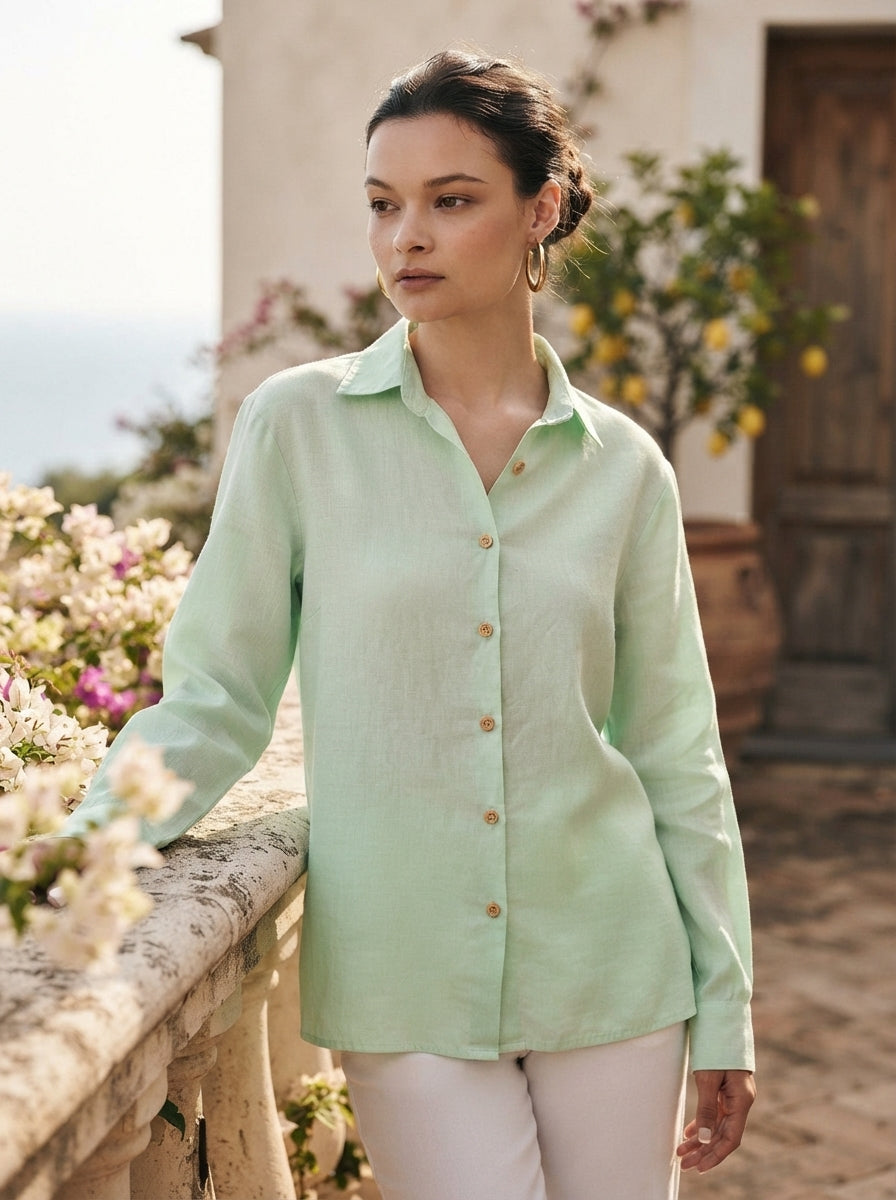 Mint Calm Full Sleeve Shirt