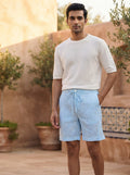 Light Blue Bonzai Relaxed Shorts