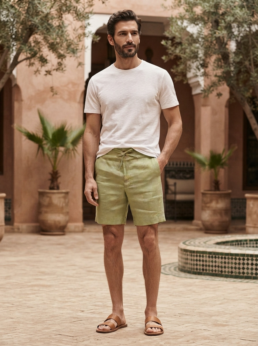 Green Bonzai Relaxed Shorts