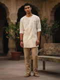 White Ashoka Full Sleeve Kurta