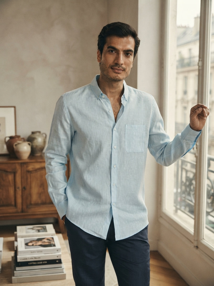 Light Blue Classic Velocity Buttondown Shirt