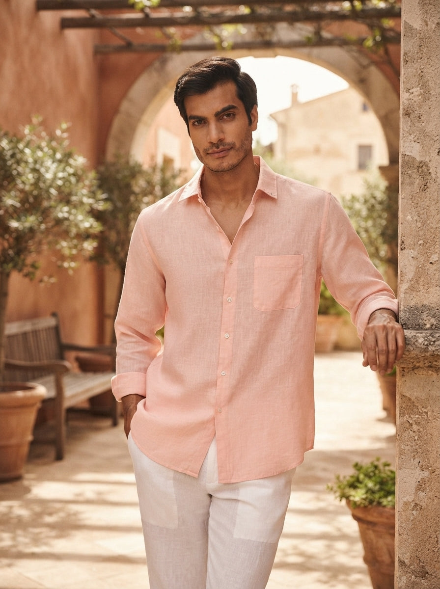 Peach Classic Velocity Buttondown Shirt
