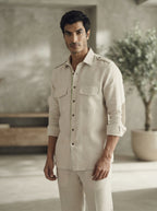Khaki Sequoia Elbow Patch Shirt